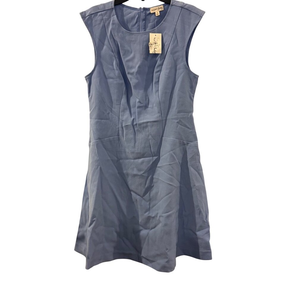 Maison Jules Dress Size 4 Womens Blue Sleeveless Polyester Blend